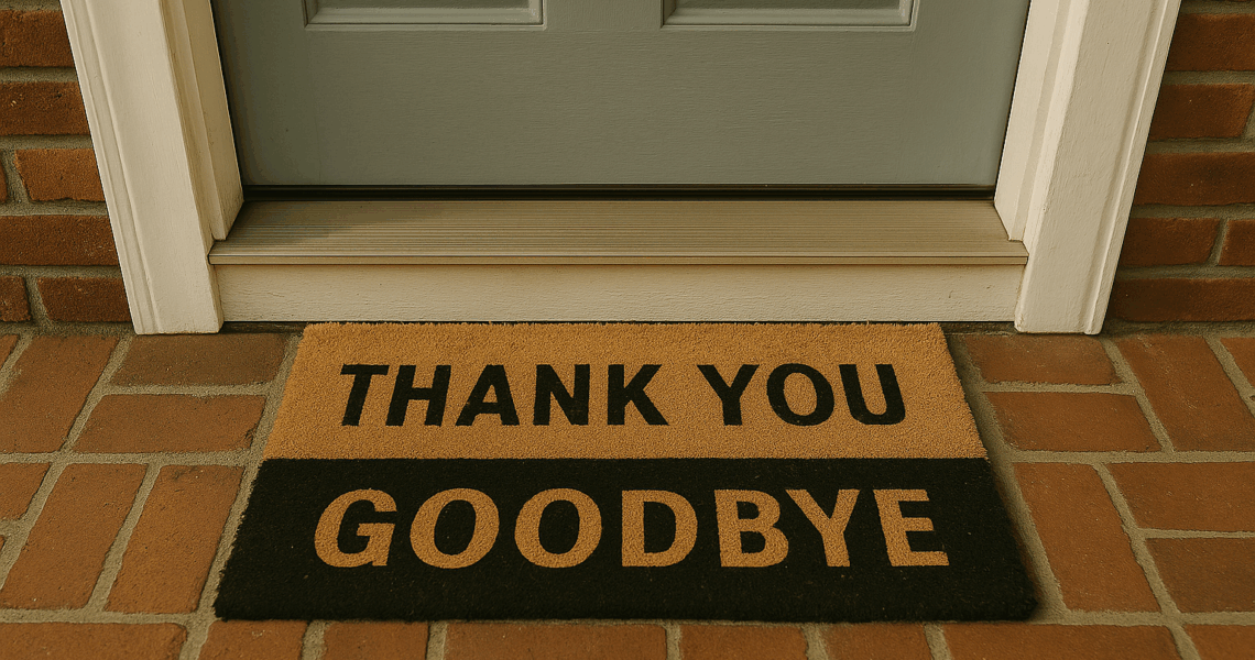 Thank you and Goodbye